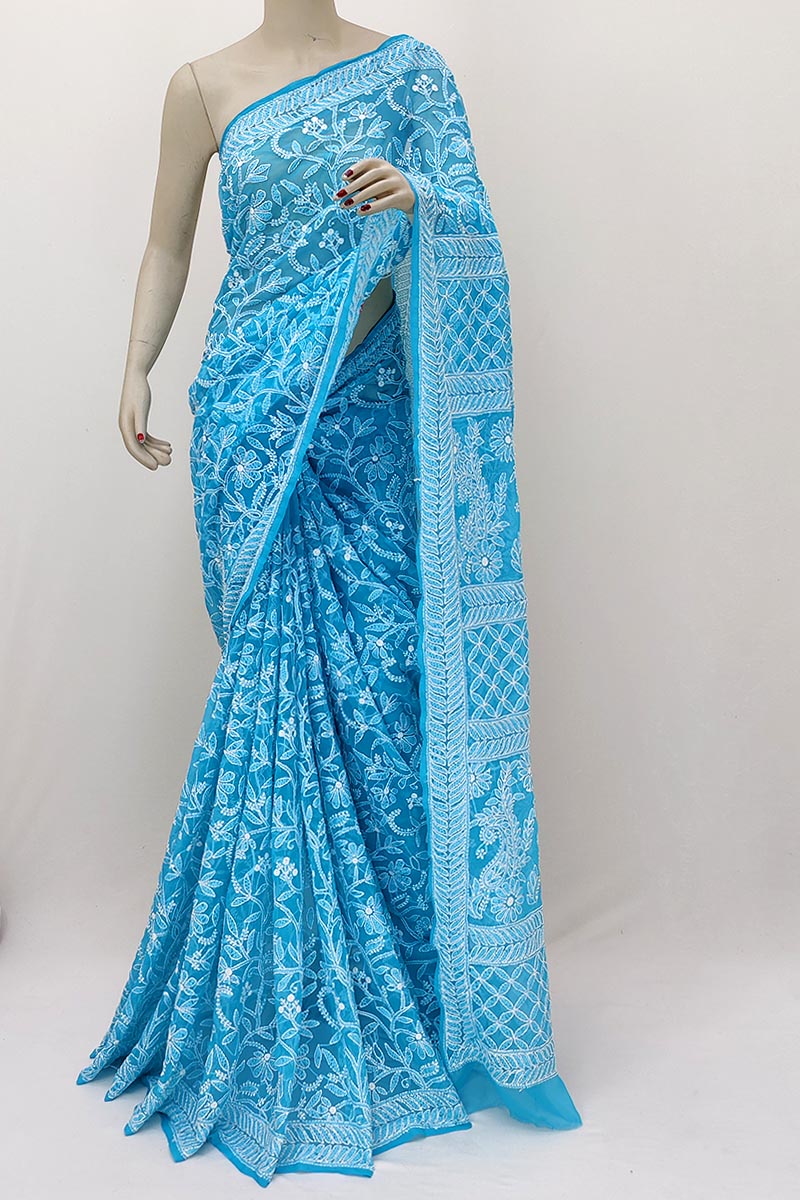 Mukaish Chikanakri Saree BUY... - Lucknow Chikankari Suits | Facebook