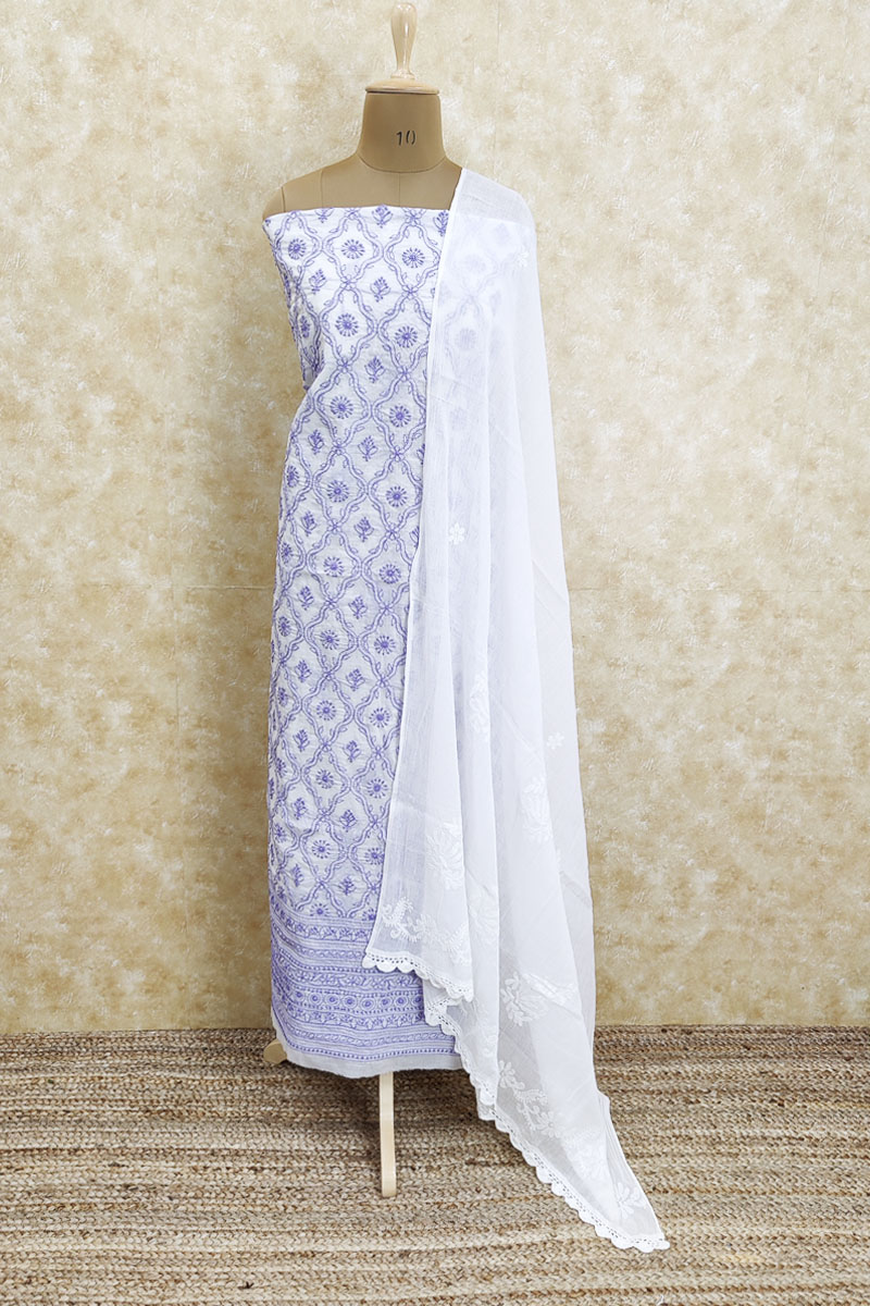 Buy Cotton Chikankari Fabric online, Pure Cotton Chikankari Fabric, Trendy Cotton  Chikankari Fabric, online shopping india, sarees, apparel in india |  www.maanacreation.com