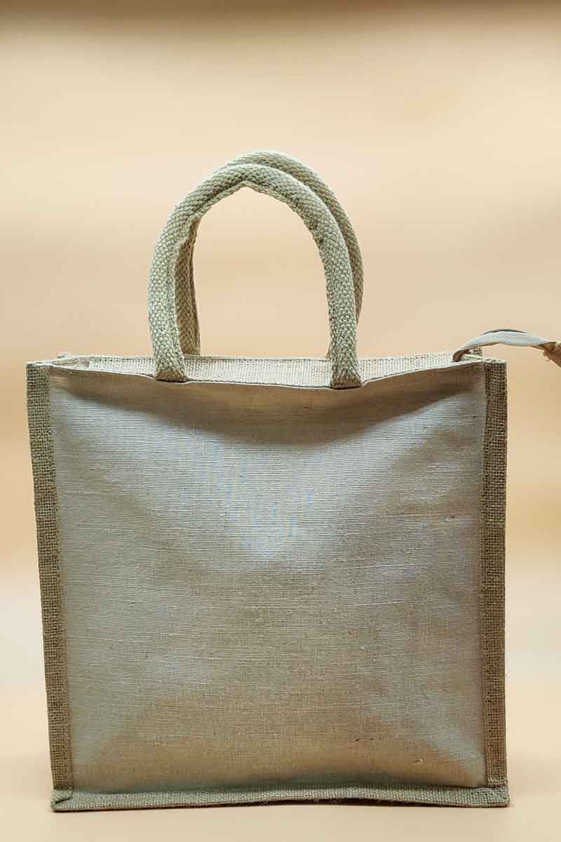 Natural 10*10*5 Inch Plain Bag. Ganesh Printed Jute Bag at Rs 55/piece in  Ahmedabad